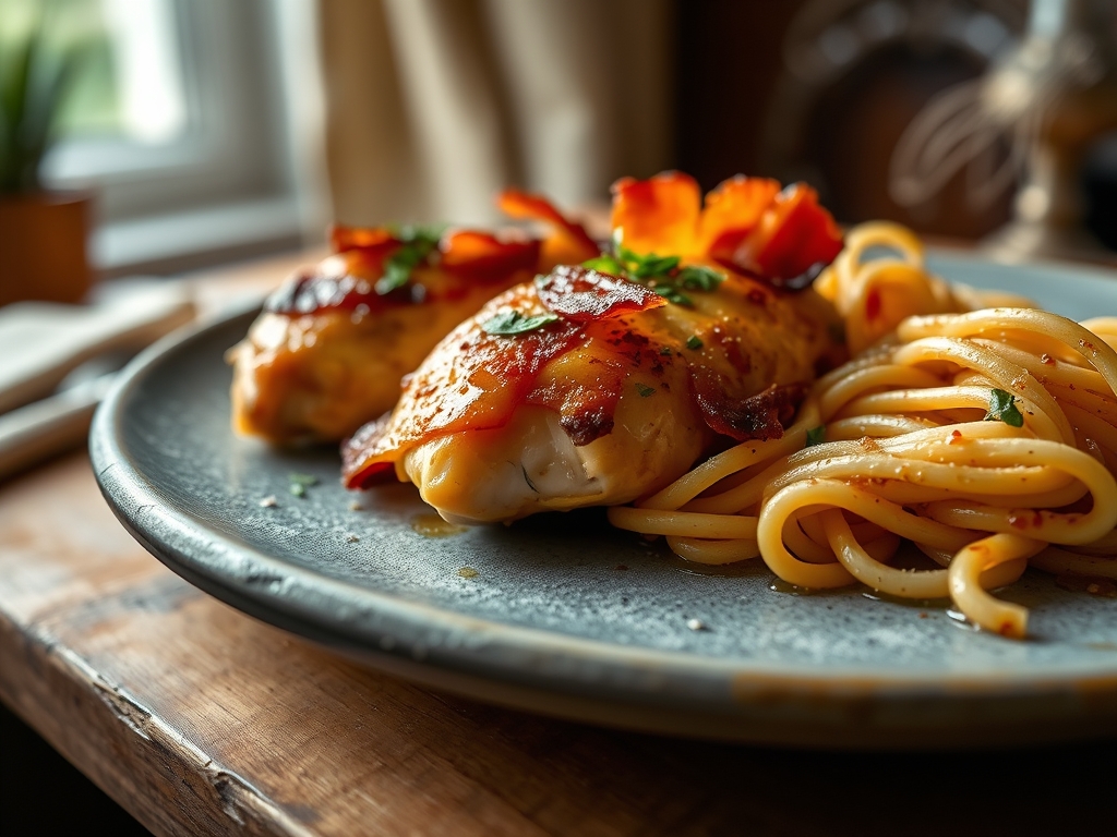 chicken recipes with bacon and pasta