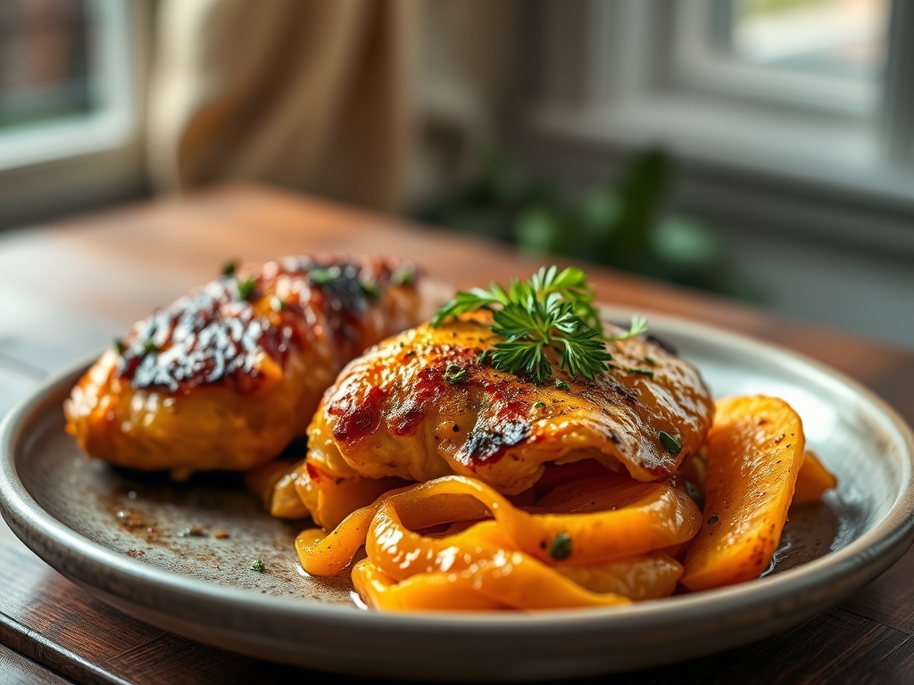 baked chicken and sweet potato recipes